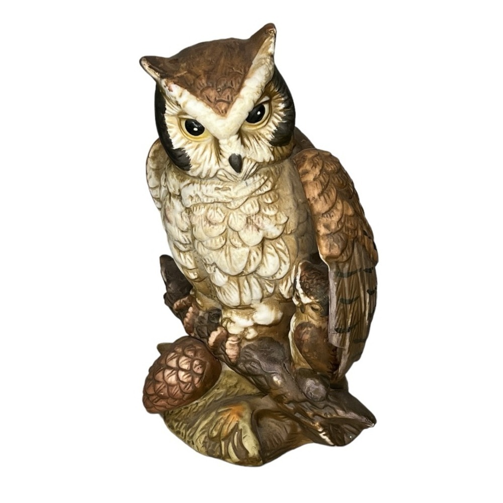 Vintage Owl Bisque